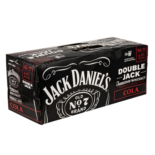 Jack Daniel's Double Jack Cola 6.9% 10pk Cans 375ml