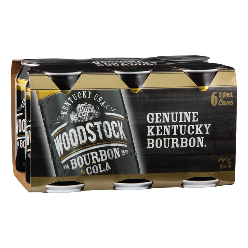 Woodstock & Cola 7% Cans 6x330ml