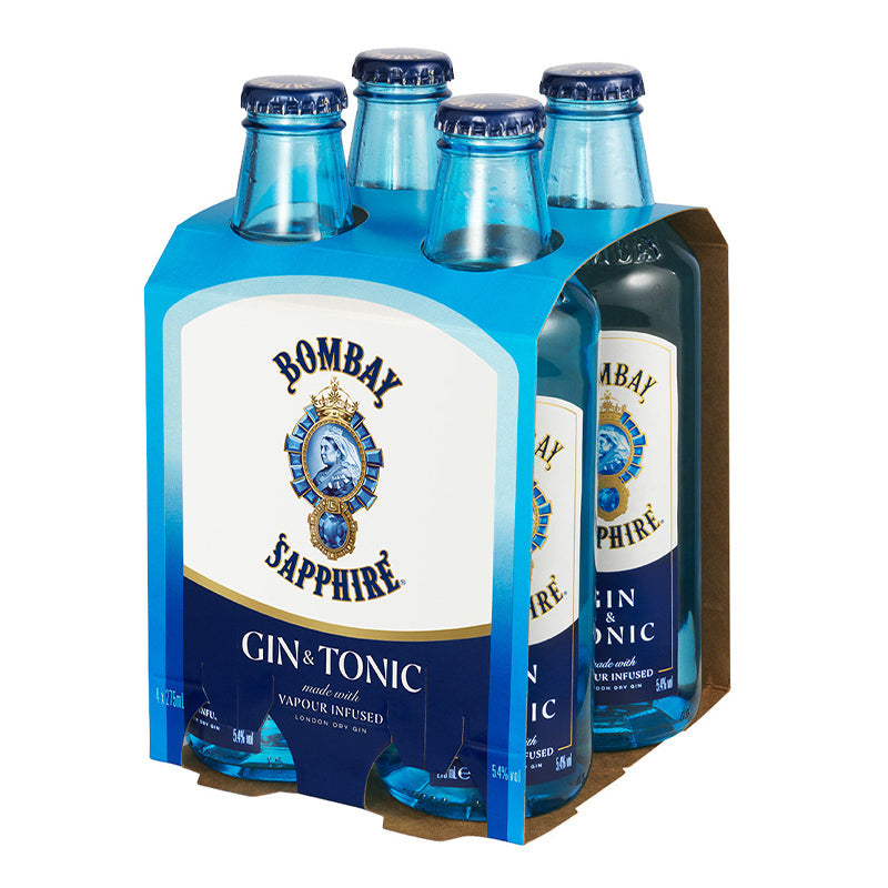 Bombay Sapphire 275ml bottles 4pk