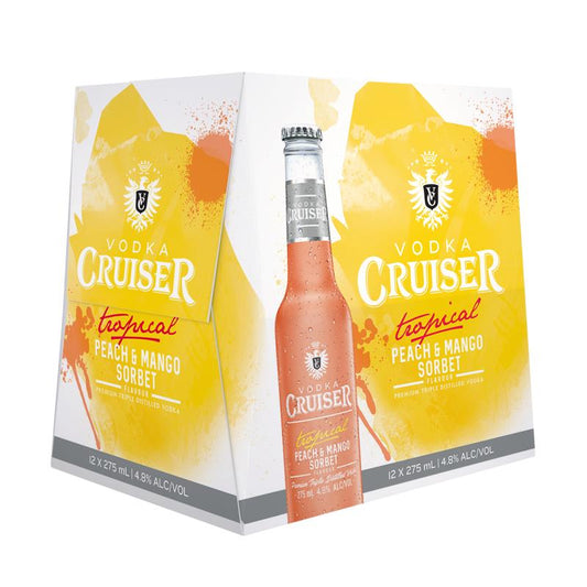 Cruiser Peach & Mango 4.8% 275ml 12pk Bottles