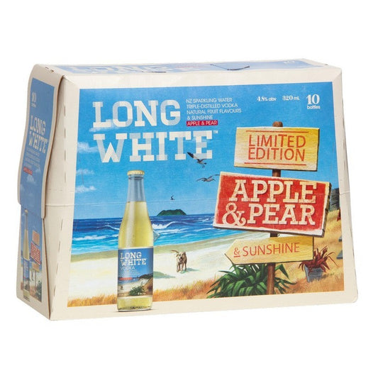 Long White Apple & Pear 10pk Btls