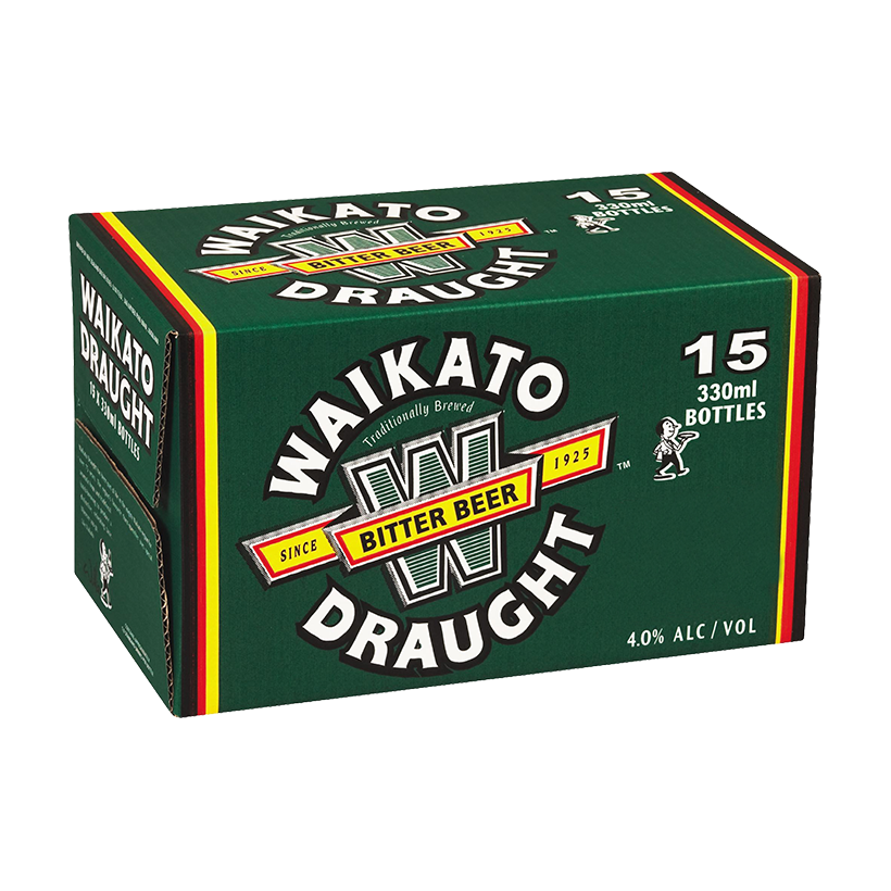 Waikato Draught 15pk Bottles