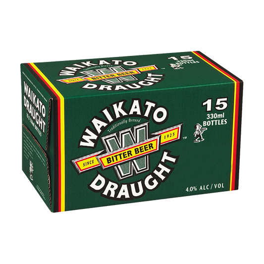 Waikato Draught 15pk Bottles